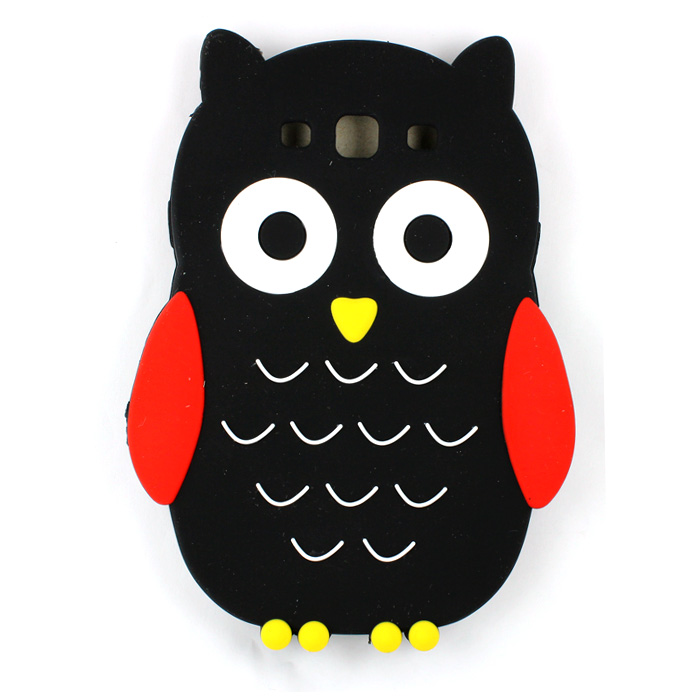Samsung Galaxy S3 / i9300 3D OWL Case (Black)
